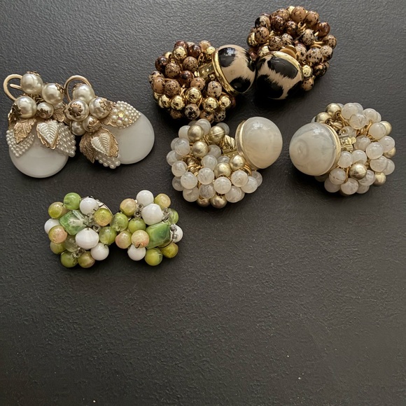 Jewelry - Elegant Multi-Color Beaded Earrings Set